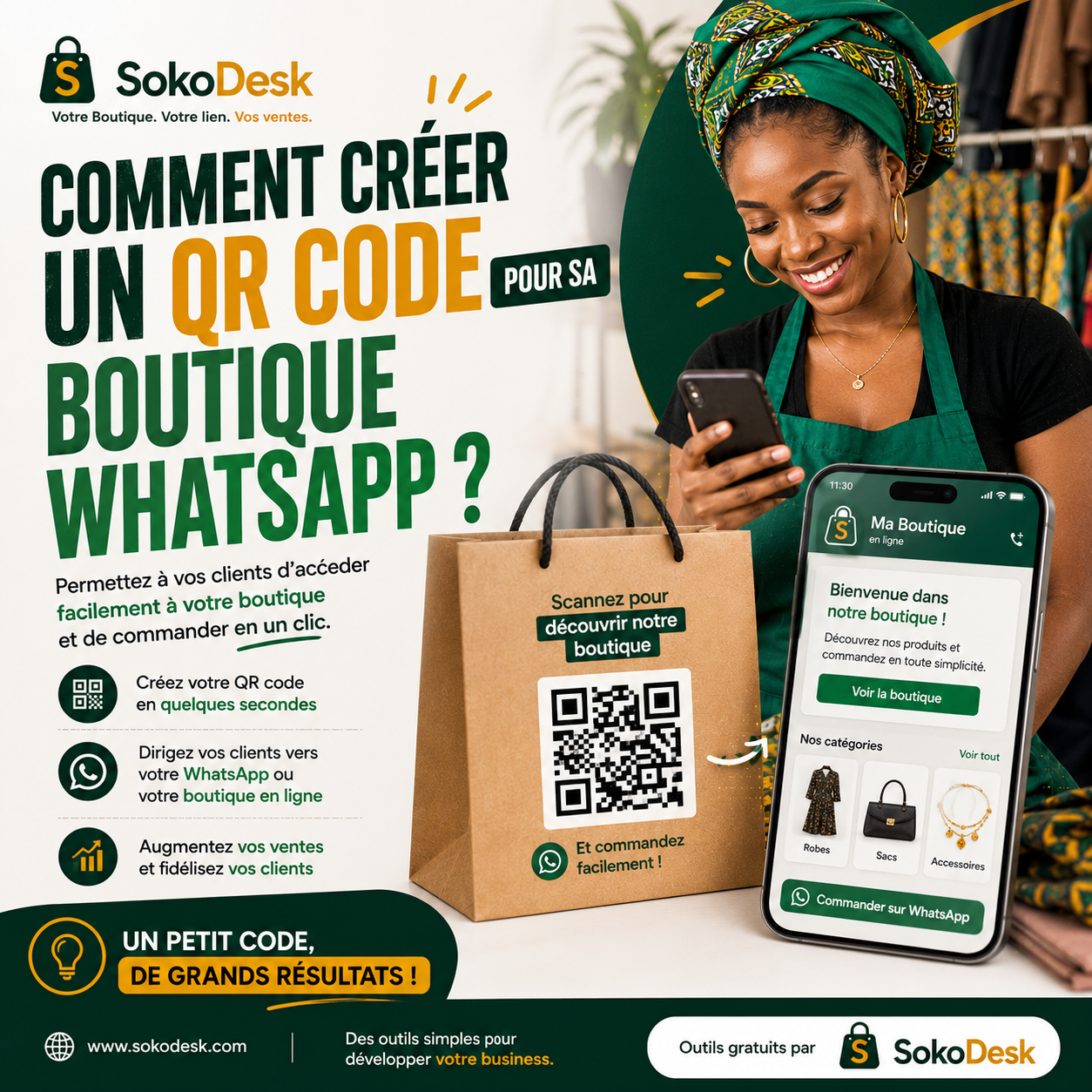 Comment créer un QR code pour sa boutique WhatsApp ?