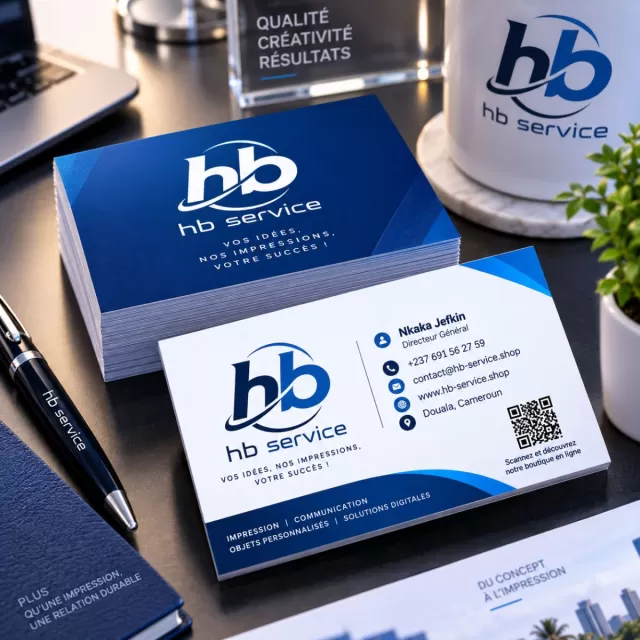 Carte de visite professionnelle – HB Service