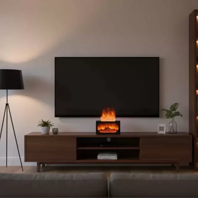 FIRE MIST – Diffuseur d’Arômes Effet Flamme LED