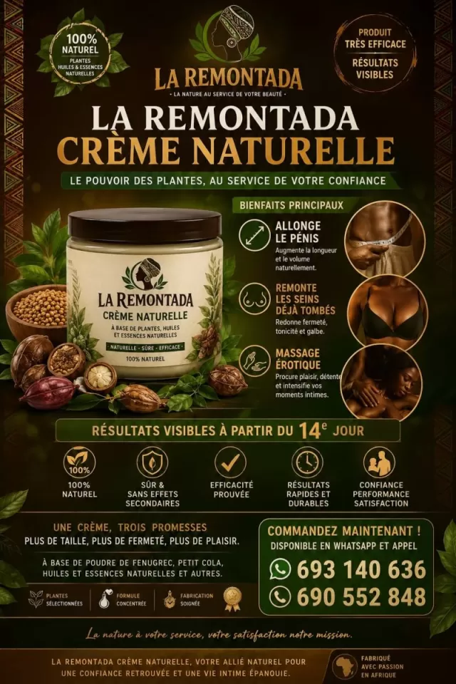 Crème pousse remontada