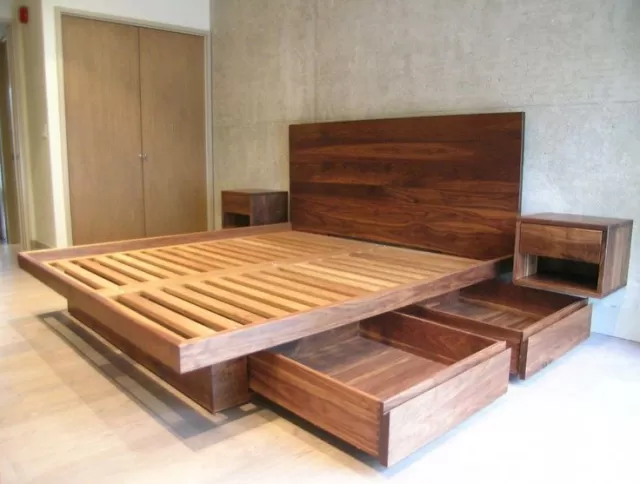 Lits et meubles de rangement
