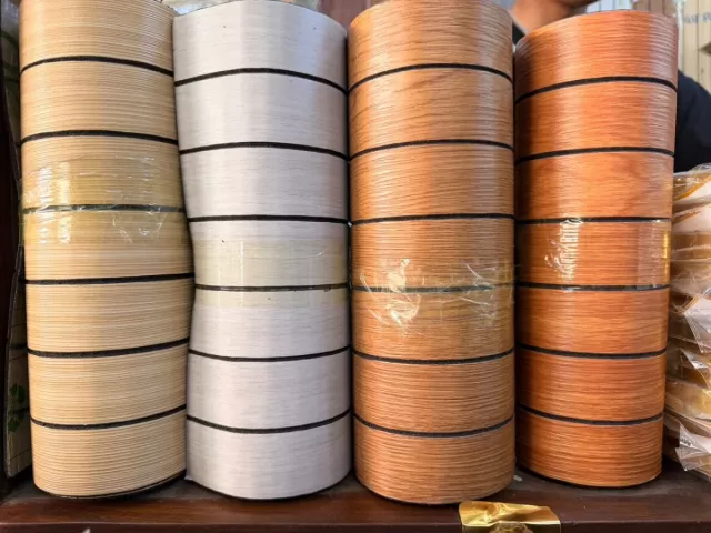 Papier peint effet bois