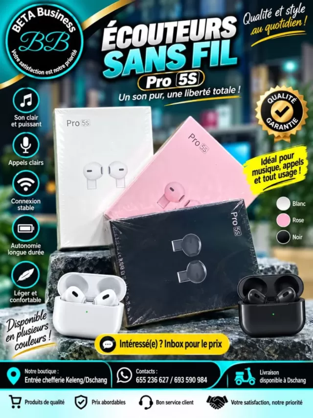Écouteurs pro 5s