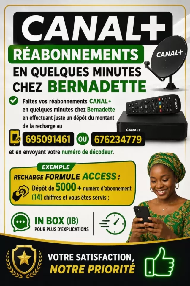 Réabonnement CANAL +
