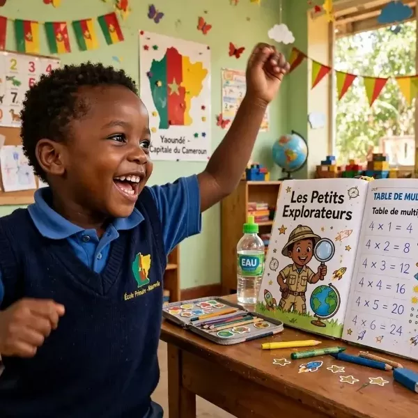 Deux cahiers d'activités ludiques avec les images des enfants