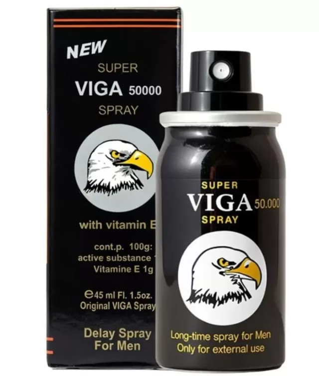 SUPER VIGA 50.000 Spray Homme - 45ml avec Vitamine E