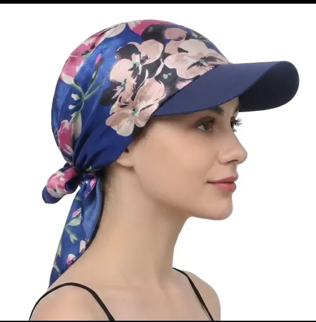 Bonnet Casquette Satin Imprimé⁠