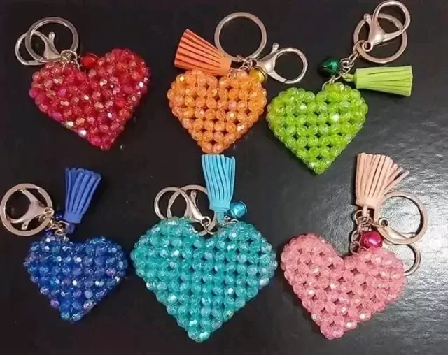 Porte clé en perles