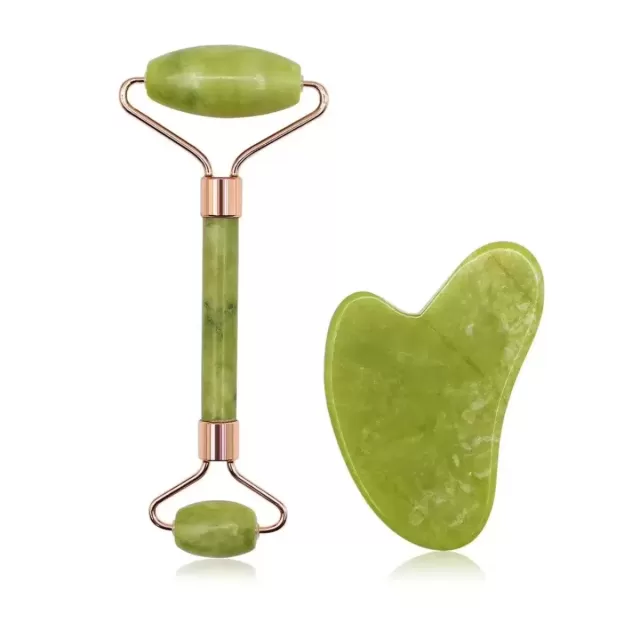 Duo Soin Visage - Rouleau de Jade et Gua Sha